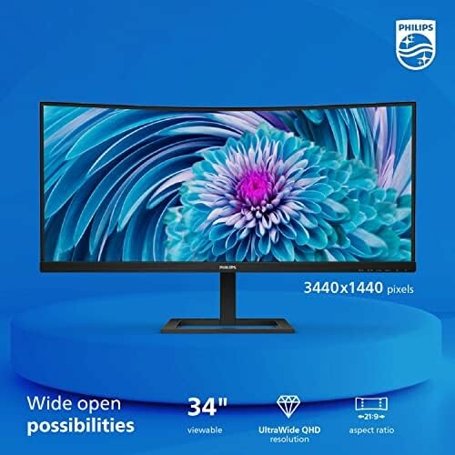 Philips 346E2CUAE 34" Curved Monitor